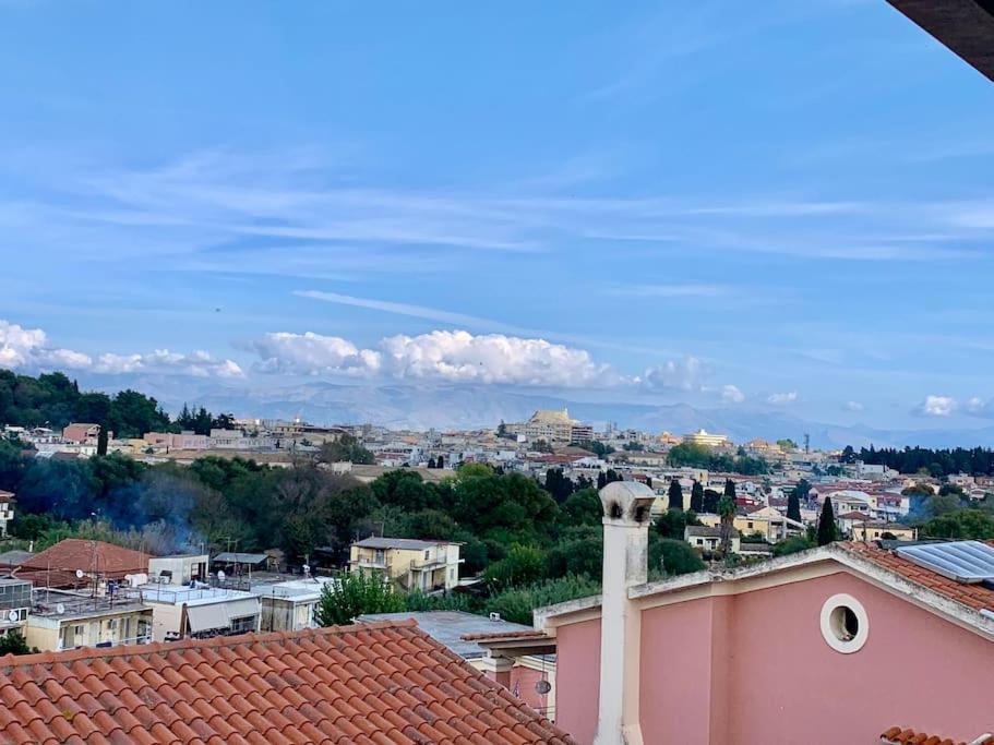 Panoramic Penthouse Corfu Town With Amazing Views Apartment Bagian luar foto